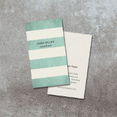 Berater für Vintage Streifen, texturiert Visitenkarte