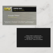 BERATER IN der TASCHE TAPFERKEITEN ELEGANTE Visitenkarte (Vorne/Hinten)