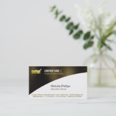 BERATER IN der TASCHE TAPFERKEITEN ELEGANTE Visitenkarte (Stehend Vorderseite)