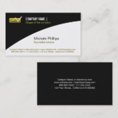 BERATER IN der TASCHE TAPFERKEITEN ELEGANTE Visitenkarte (Vorne/Hinten)