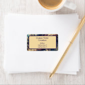 Berater Moderne Abstrakte Kunst Adressaufkleber (Insitu)