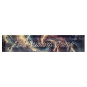 Berater Moderne Abstrakte Kunst Namensplakette (Vorderseite)