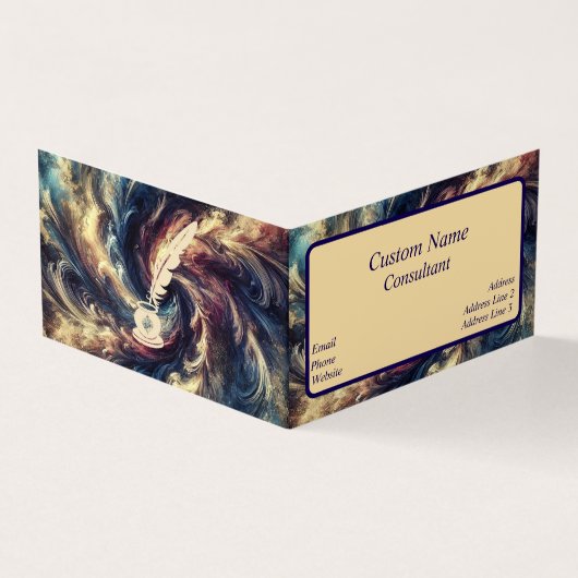 Berater Moderne Abstrakte Kunst Visitenkarten (Vorderseite)