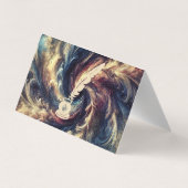 Berater Moderne Abstrakte Kunst Visitenkarten (Rückseite)