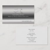 Berater oder Therapeut, Talking Heads Logo Visitenkarte (Vorne/Hinten)