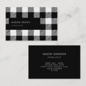 Berater Profi moderner geometrischer Büffel Visitenkarte (Vorne/Hinten)