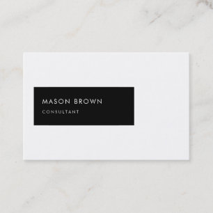 Berater Profi modernes geometrisches Visitenkarte