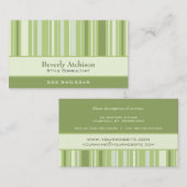 Berater Stripes Visitenkarte (Vorne/Hinten)