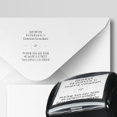 Berater | Unternehmen mit Monogramm Permastempel