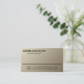 Berater - Visitenkarten Visitenkarte (Stehend Vorderseite)