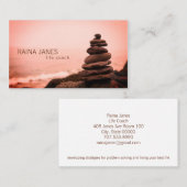 Berater von Stones Beach Life Visitenkarte (Vorne/Hinten)