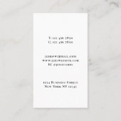 Beraterbaum Visitenkarte (Rückseite)