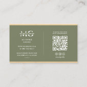 Beraterberatung Sage Elegante Visitenkarte (Rückseite)