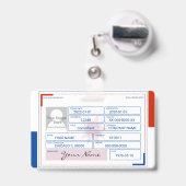 Beraterin Abzeichen Ausweis (Rückseite mit einziehbar)