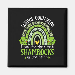 Beraterin der Schule süßeste Shamrocks Regenbogen Magnet