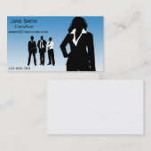 Beraterin Visitenkarte (Vorne/Hinten)