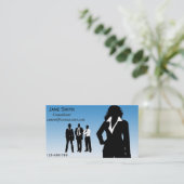 Beraterin Visitenkarte (Stehend Vorderseite)