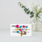 Beraterziele Visitenkarte (Stehend Vorderseite)