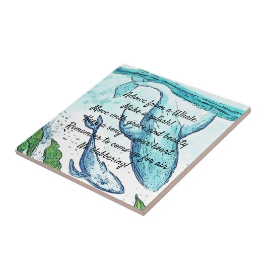 Beratung aus einer Keramik Fliese (Seite)