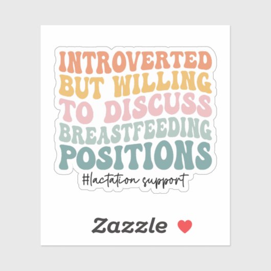 Beratung bei Stillzeit Stillzeit Aufkleber (Blatt)