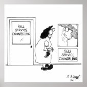 Beratung Cartoon 4967 Poster (Vorne)