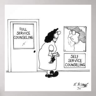 Beratung Cartoon 4967 Poster