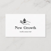 Beratung des Handhellenden Pflanze Therapeuten Visitenkarte (Vorderseite)