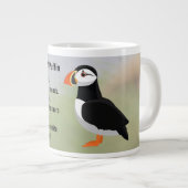 Beratung durch ein Puffin-Design Jumbo-Tasse (Vorderseite Rechts)