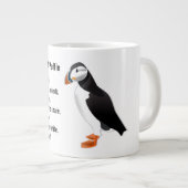 Beratung durch ein Puffin-Design Jumbo-Tasse (Vorderseite Rechts)