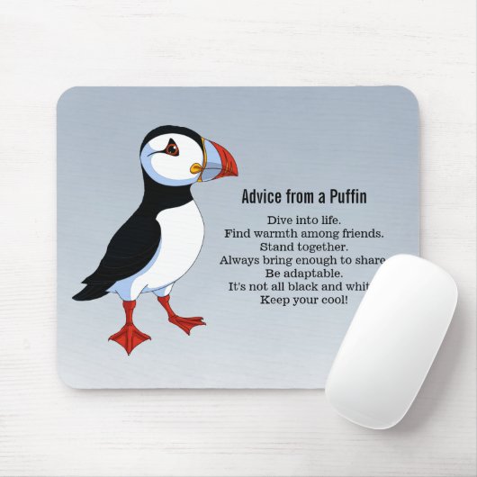 Beratung durch ein Puffin-Design Mousepad (Mit Mouse)