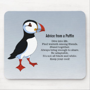 Beratung durch ein Puffin-Design Mousepad