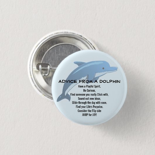 Beratung durch eine Dolphin Button (Vorne & Hinten)