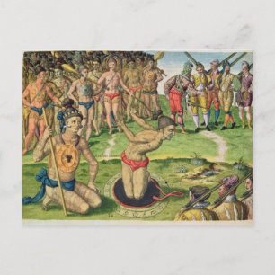 Beratung eines Zauberers von "Brevis Narratio" Postkarte