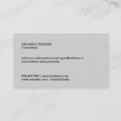 Beratung | Finanzen / Unternehmen II Visitenkarte (Rückseite)