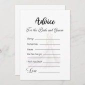 Beratung für Braut- und Gräuelkleid Einladung (Vorne/Hinten)