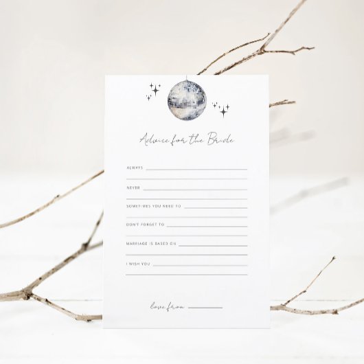 Beratung für das Bride Disco Ball Brautparty