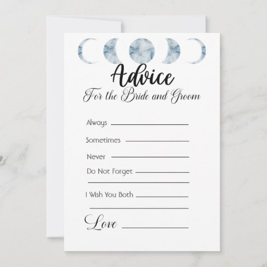 Beratung für die Braut und die Bräuche Lila Einladung (Vorderseite)