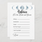 Beratung für die Braut und die Bräuche Lila Einladung (Vorne/Hinten)