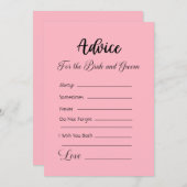 Beratung für die Braut- und Graukirschblüte Einladung (Vorne/Hinten)