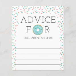 Beratung für die Eltern Donut Baby Shower Game