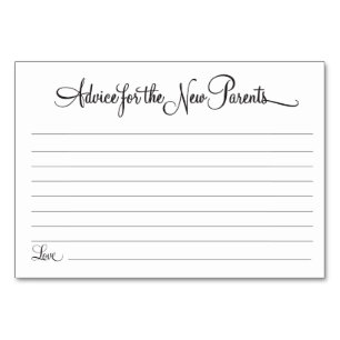 Beratung für die neuen Eltern Tischnummer