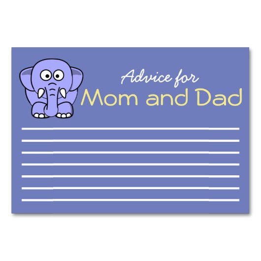 Beratung für Mama und Vater Tischnummer (Vorderseite)