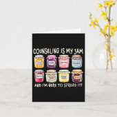 Beratung ist mein Marmelade und ich bin hier, um e Karte (Gelbe Blume)