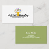 Beratung, Lebensbegleiter, Therapie, Therapeut, Visitenkarte (Vorne/Hinten)