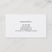 Beratung, Lebensbegleiter, Therapie, Therapeut, Visitenkarte (Rückseite)