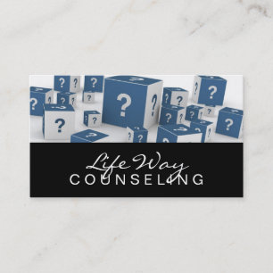 Beratung, Life Coach, Therapie, Therapeut, Visitenkarte