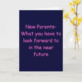 BERATUNG NEUER ELTERN-BABY-GLÜCKWUNSCH KARTE (Gelbe Blume)