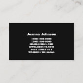 Beratung, Therapeut, Spirituelle, Lebensbegleiter, Visitenkarte (Rückseite)