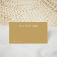 Beratung und gute Wünsche Burnt Yellow