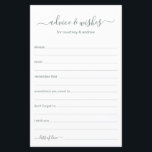 Beratung und Wünsche<br><div class="desc">Diese einfachen, eukalyptus-grünen und weißen, modernen, minimalistischen, handgeschriebenen Skript-Advice & Wishings-Blätter sind perfekt für Brautparty-, Probe- oder Hochzeitsgäste. Die Menschen werden die Liebe haben, die Anweisungen zu bekommen - sie machen es so einfach, liebende Ratschläge und gute Wünsche verlassen. Sie werden noch auf Jahre geschätzt.</div>